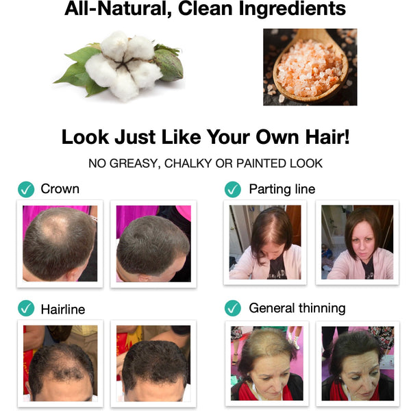 Caboki Hair Fiber, All-Natural Hair Loss Concealer (30 Gram, 90-day supply) **BEST SELLER**