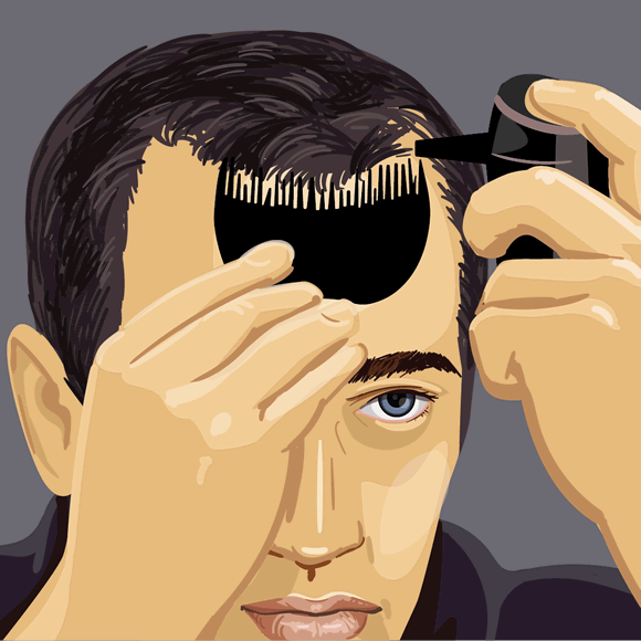 Drawing of how to use product