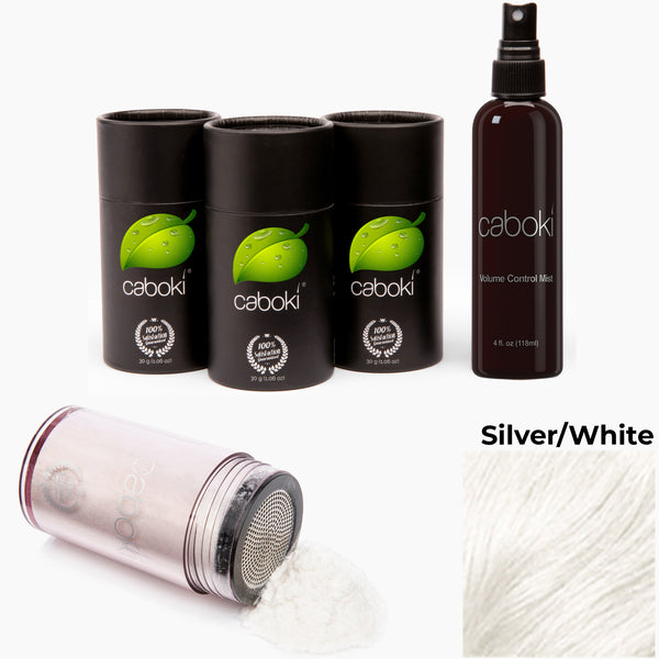 Product in silver/white